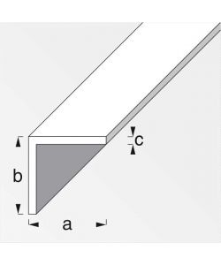 Alfer Profilo Angolare Acciaio Zincato 23,5x23,5 mm Lunghezza 1 m