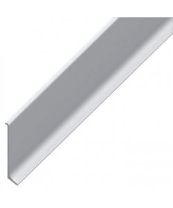 ALFER Battiscopa in Alluminio Argento 250 cm per Interni Moderni