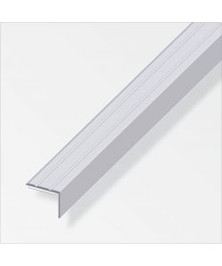 Profilo Chiusura 25X8 Alluminio Argento 2 Metro