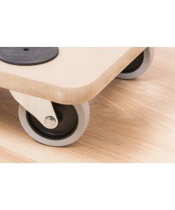 Masidef Carrello a Pianale in MDF - Ruote in Plastica - 59x29x11cm