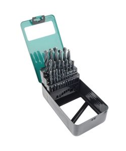 Brder Mannesmann Set Punte Trapano a Spirale 25 pz HSS-G per Metallo