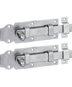 GAH-Alberts Chiavistello Dritto 2pz Acciaio Zincato Giallo 140x52mm