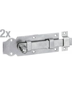 GAH-Alberts Chiavistello Dritto 2pz Acciaio Zincato Giallo 140x52mm