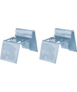 GAH-Alberts Sostegno Calcestruzzo 100 mm Zincato Blu Set 2 Pezzi