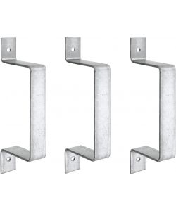 GAH-Alberts Staffa per Recinzione Zincata a Caldo 40x320 mm Set 3Pz