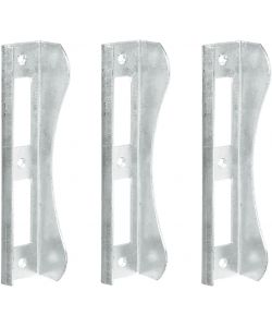 GAH-Alberts Battuta per cancello zincata a caldo 37x181 mm set 3pz