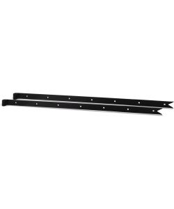 GAH-Alberts Nastro Dritto 2Pz Nero 1000x40mm per Fissaggio Porte e Cancelli