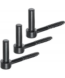 GAH-Alberts Ganci a J Avvitabili Set 3 Pz Nero �14mm Lunghezza 105mm