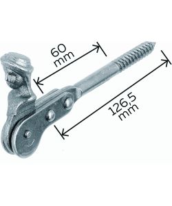 GAH-Alberts Fermaporta Testa di Pastore 126,5 mm Set da 3 Pz