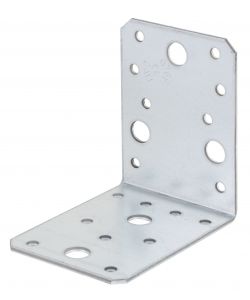 Piastra angolare giunzione 90x90x65x2,5 mm zincata