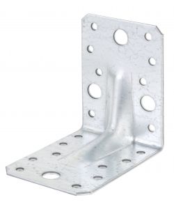 Piastra angolare giunzione rinforzata 90X90X65X2,5 mm