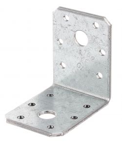 Piastra angolare giunzione 60x60x45x2,5 mm zincata