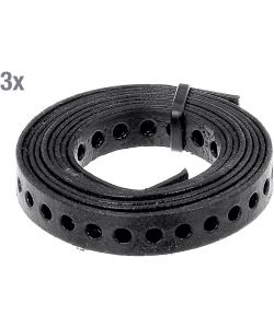 GAH-Alberts Nastro forato acciaio zincato 12 mm x 1,5 m set 3 pezzi
