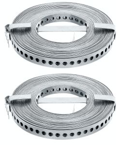 GAH-Alberts Nastro perforato zincato 12 mm x 10 m Set 2 pezzi