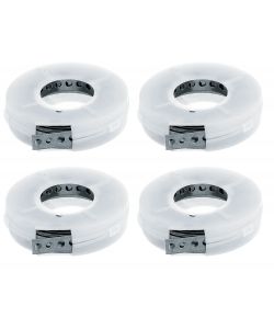 GAH-Alberts Nastro forato zincato 12 mm x 3 m set 4 pezzi