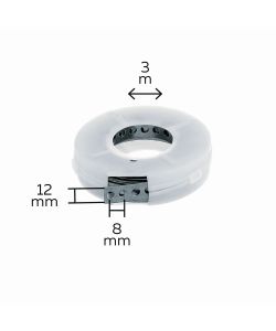 GAH-Alberts Nastro forato zincato 12 mm x 3 m set 4 pezzi