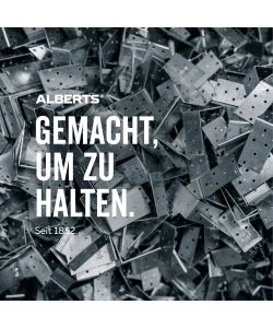 GAH-Alberts Nastro forato zincato 12 mm x 3 m set 4 pezzi