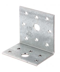 Squadretta giunzione angolare 40X60X60X2,5mm Zincata