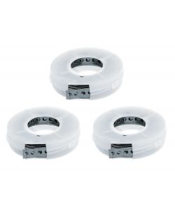 GAH-Alberts Nastro perforato zincato 17 mm x 3 m set da 3 pezzi