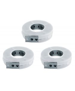 GAH-Alberts Nastro perforato zincato 20 mm x 3 m set da 3 pezzi