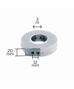 GAH-Alberts Nastro perforato zincato 20 mm x 3 m set da 3 pezzi