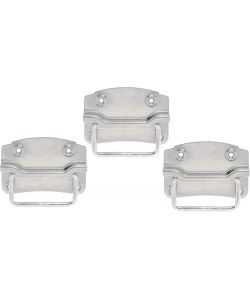 GAH-Alberts Maniglia per baule acciaio galvanizzato giallo 120x85 mm - set 3 pezzi