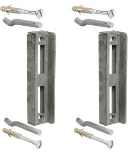 GAH-Alberts Set 2 Fermi per Cassaforte Acciaio Zincato H172mm D40mm