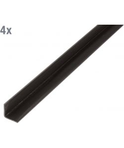 GAH-Alberts Profilo Angolare Acciaio 1000x20x20mm Set 4 Pezzi