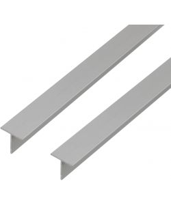 GAH-Alberts Profilo a T in alluminio naturale 1000x35x35 mm 2pz