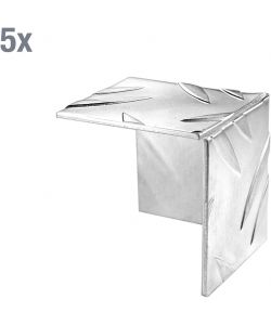 GAH-Alberts Protezione Angolare Alluminio Naturale 29,5 mm - Set 5 Pz
