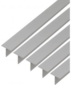GAH-Alberts Profilo a T in alluminio naturale 1000x20x20 mm 5pz