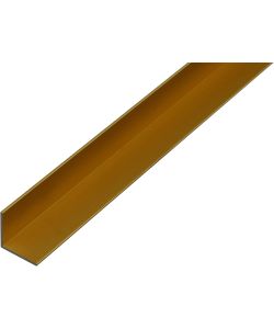 Alberts Profilo angolare alluminio anodizzato oro 1000x15x15 mm set 9 pz