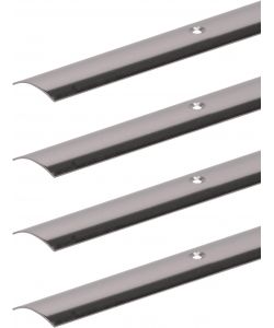 GAH-Alberts Set di 4 profili di transizione in acciaio inox 900x30 mm