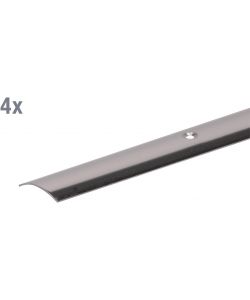 GAH-Alberts Set di 4 profili di transizione in acciaio inox 900x30 mm