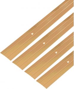 Profilo di transizione alluminio anodizzato oro 900x38 mm set 4 pezzi