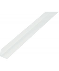 Alberts Profilo angolare PVC-U bianco 1000x20x20 mm set 17 pezzi