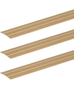 GAH-Alberts Profilo di Transizione Autoadesivo Oro 900x38 mm Set 3 Pezzi
