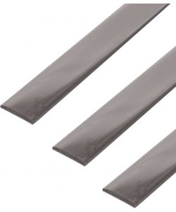 GAH-Alberts Asta piatta acciaio inox 1 m 15 mm set 3 pezzi