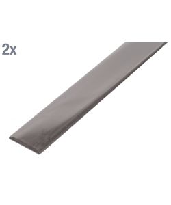 GAH-Alberts Asta piatta acciaio inox 1000x25x2 mm set 2 pezzi fai-da-te