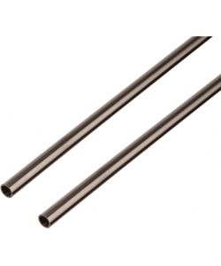GAH-Alberts Tubo Tondo Acciaio Inox 1000x8mm Set 2 pz Colore Bronzo