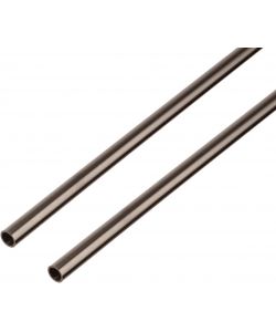 Alberts Tubo tondo acciaio inox 1000x10x1 mm set 2 pezzi alta qualit�