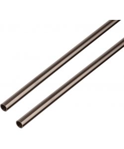GAH-Alberts Tubo tondo acciaio inox 1000x12 mm set 2 pezzi bronzo