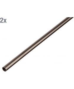GAH-Alberts Tubo tondo acciaio inox 1000x12 mm set 2 pezzi bronzo