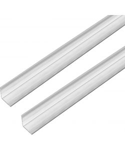 Alberts Profilo angolare acciaio inox 1000x10x10 mm set 2 pezzi