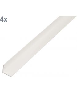 GAH-Alberts Profilo Angolare PVC-U Bianco 1000x50x50 mm Set 4 Pezzi