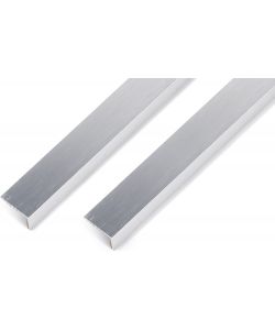 GAH-Alberts Profilo angolare autoadesivo alluminio effetto inox 1000x25 mm