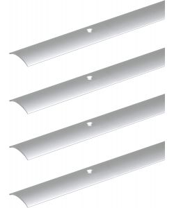 GAH-Alberts Profilo di transizione forato in alluminio anodizzato 900x30 mm set 4