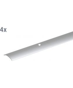 GAH-Alberts Profilo di transizione forato in alluminio anodizzato 900x30 mm set 4