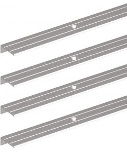 GAH-Alberts Profilo protezione bordi scale alluminio anodizzato 1000 mm 4pz