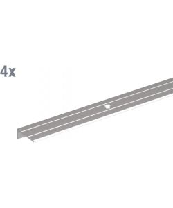 GAH-Alberts Profilo protezione bordi scale alluminio anodizzato 1000 mm 4pz